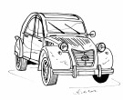 Coloriage 2CV