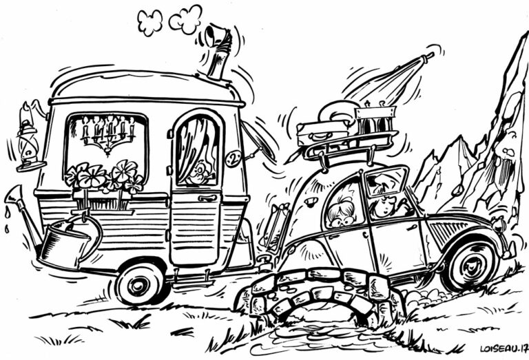 Coloriage 2CV – Le site référence sur la 2CV
