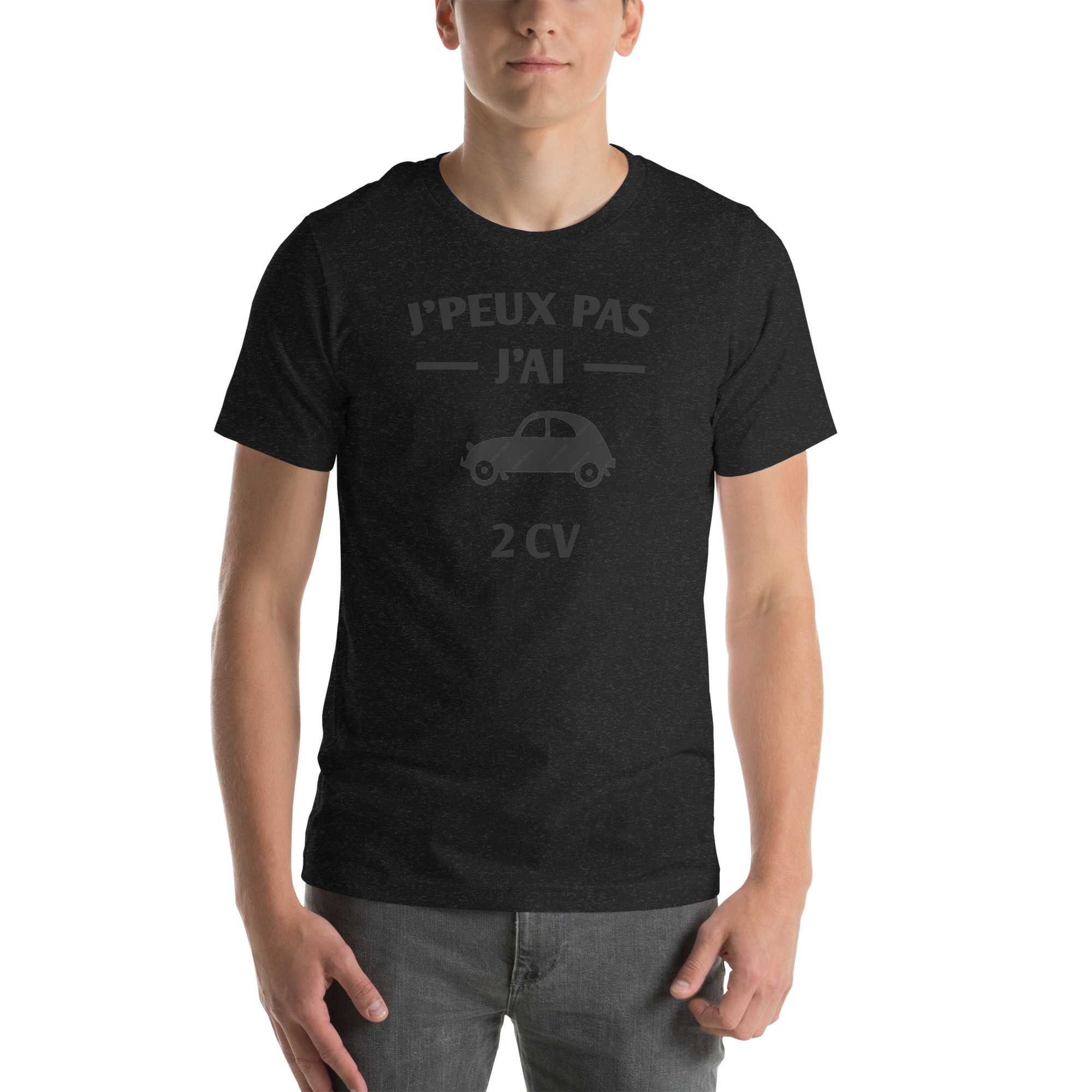 T-Shirt 2CV "j'peux pas j'ai 2CV" - Style Vintage – Image 2