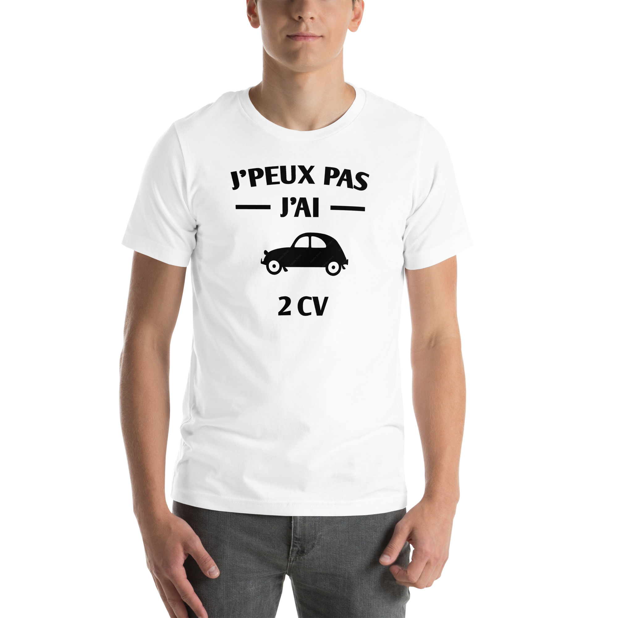 T-Shirt 2CV "j'peux pas j'ai 2CV" - Style Vintage – Image 5